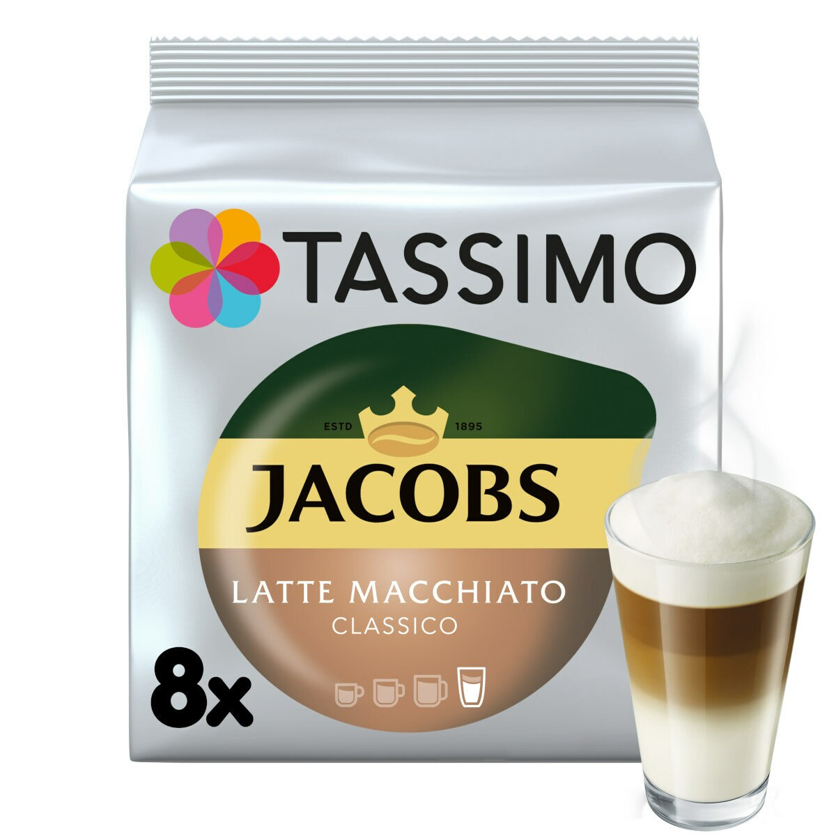 Kawa w kapsułkach TASSIMO Jacobs Latte Macchiato Classico