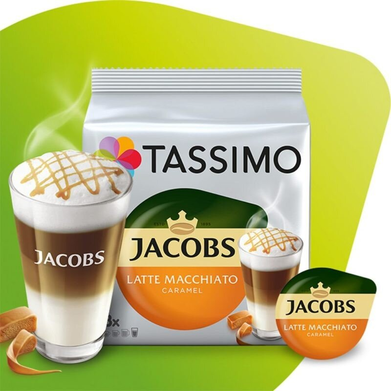 Kawa w kapsułkach TASSIMO Jacobs Latte Macchiato Caramel