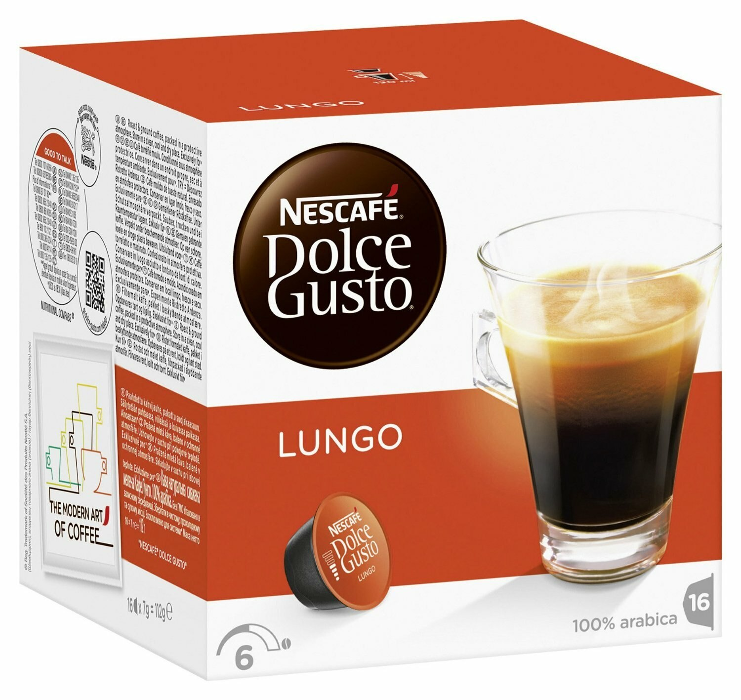 Kapsułki NESCAFE Dolce Gusto Caffe Lungo