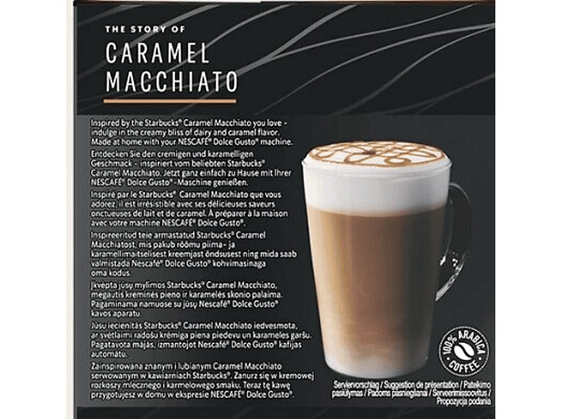 Starbucks Nescafe Dolce Gusto Caramel Macchiato 12szt. – zdjęcie 3
