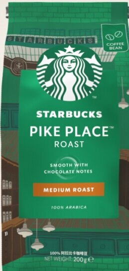 Kawa ziarnista STARBUCKS PIKE PLACE ROAST 200 g