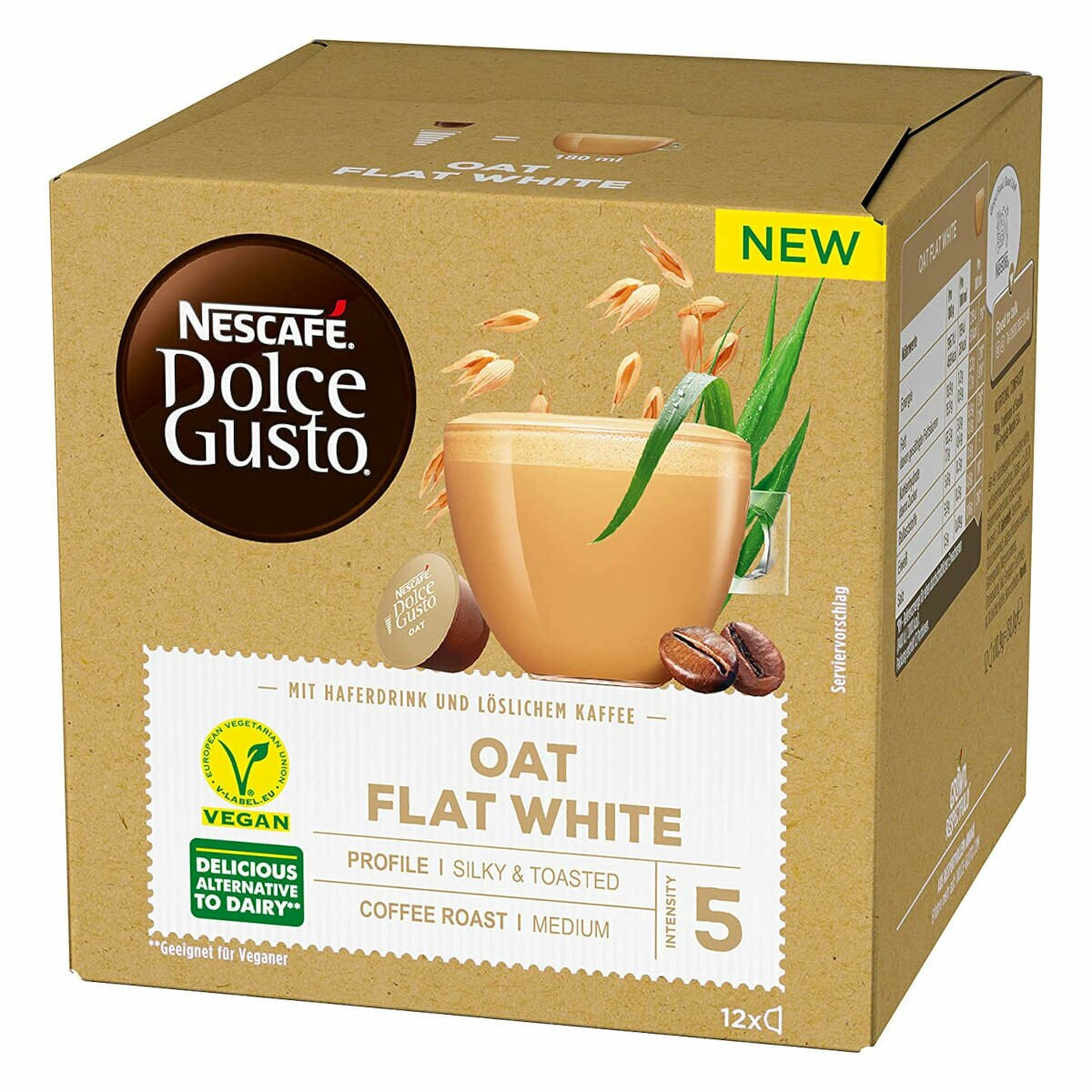 Kapsułki NESCAFÉ DOLCE GUSTO Flat white oat 12 kaps