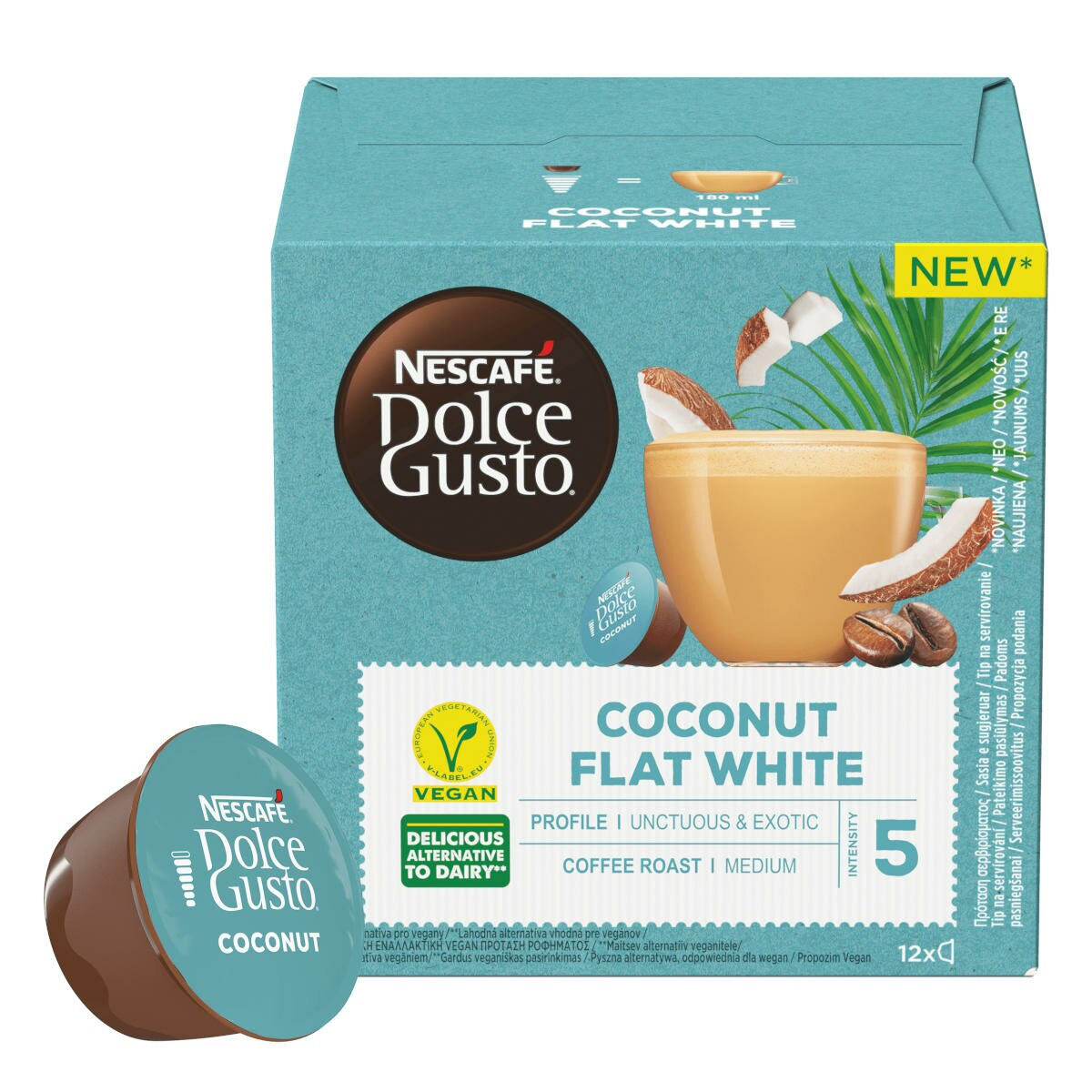 Kapsułki NESCAFÉ DOLCE GUSTO Flat white coconut 12 szt.