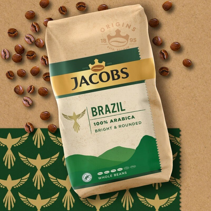 Kawa ziarnista JACOBS ORIGINS BRAZIL PUSZKA 1kg