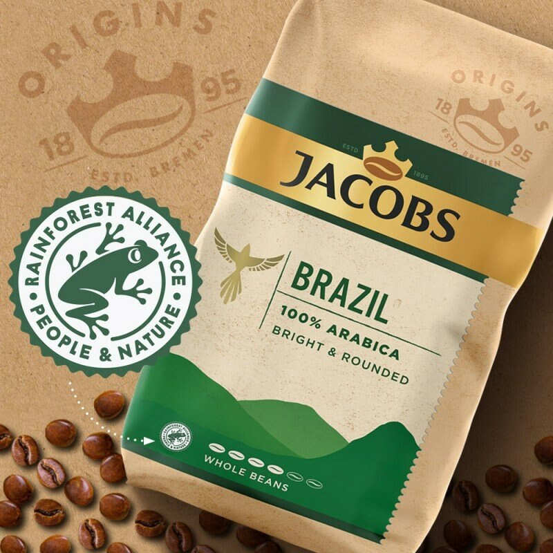 Kawa ziarnista JACOBS ORIGINS BRAZIL PUSZKA 1kg