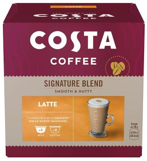 Kawa COSTA COFFE Latte 16szt.