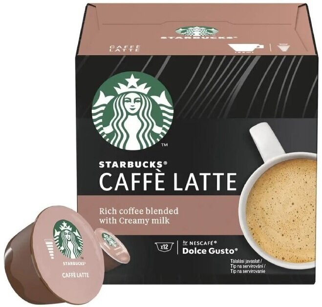 Kapsułki STARBUCKS Caffe Latte 12 szt.