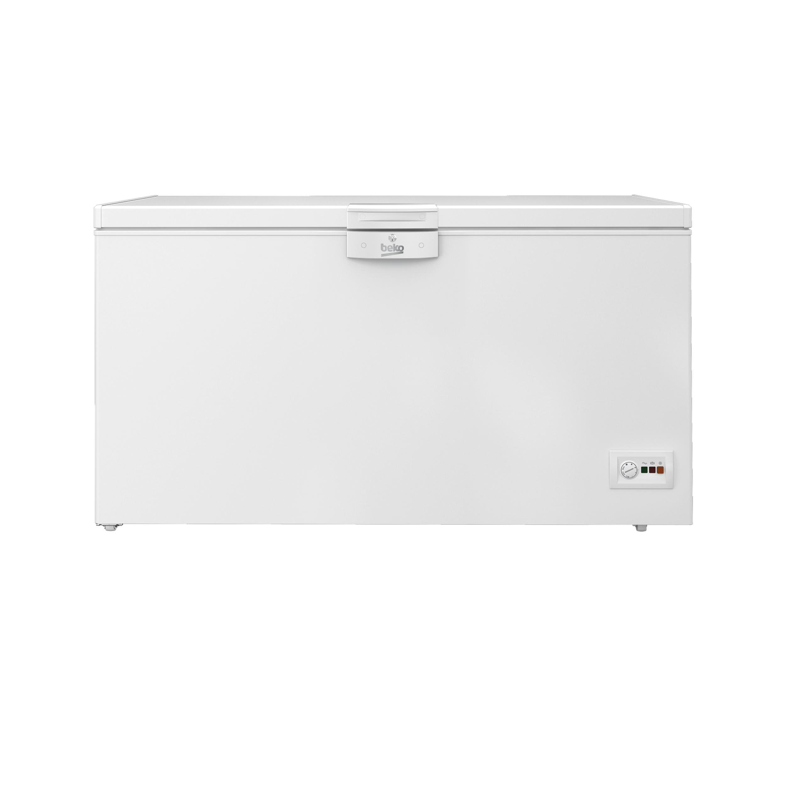 BEKO HSA37540N Gefriertruhe (E, 350 l, 860 mm hoch)
