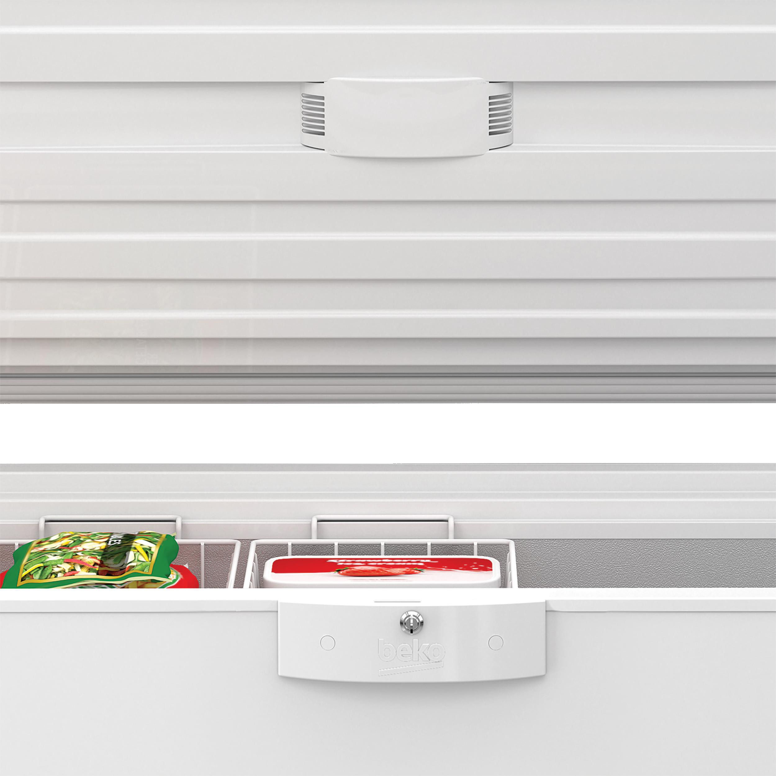 BEKO HSA37540N Gefriertruhe (E, 350 l, 860 mm hoch)
