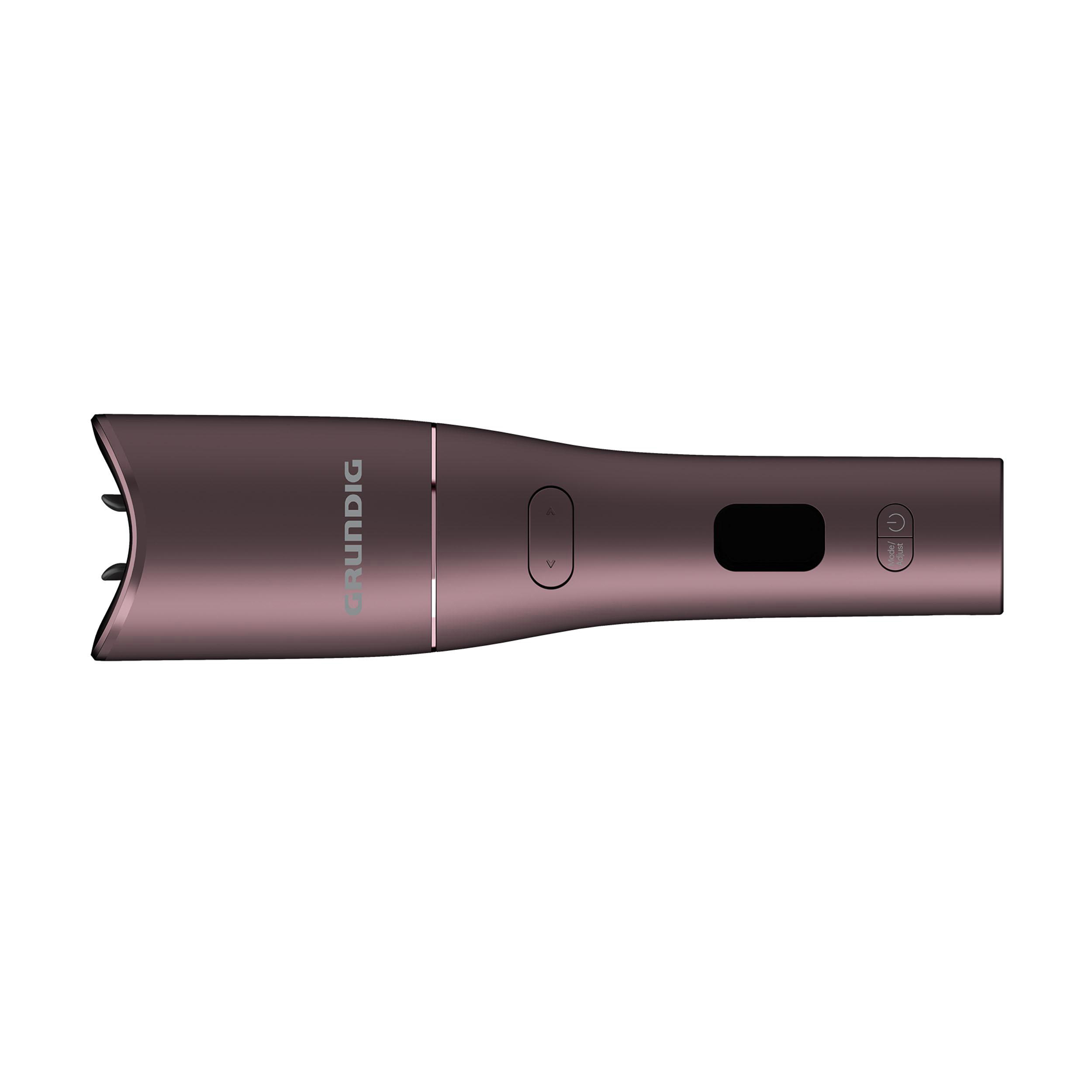 Ein schwarzer Grundig Lockenstab.
