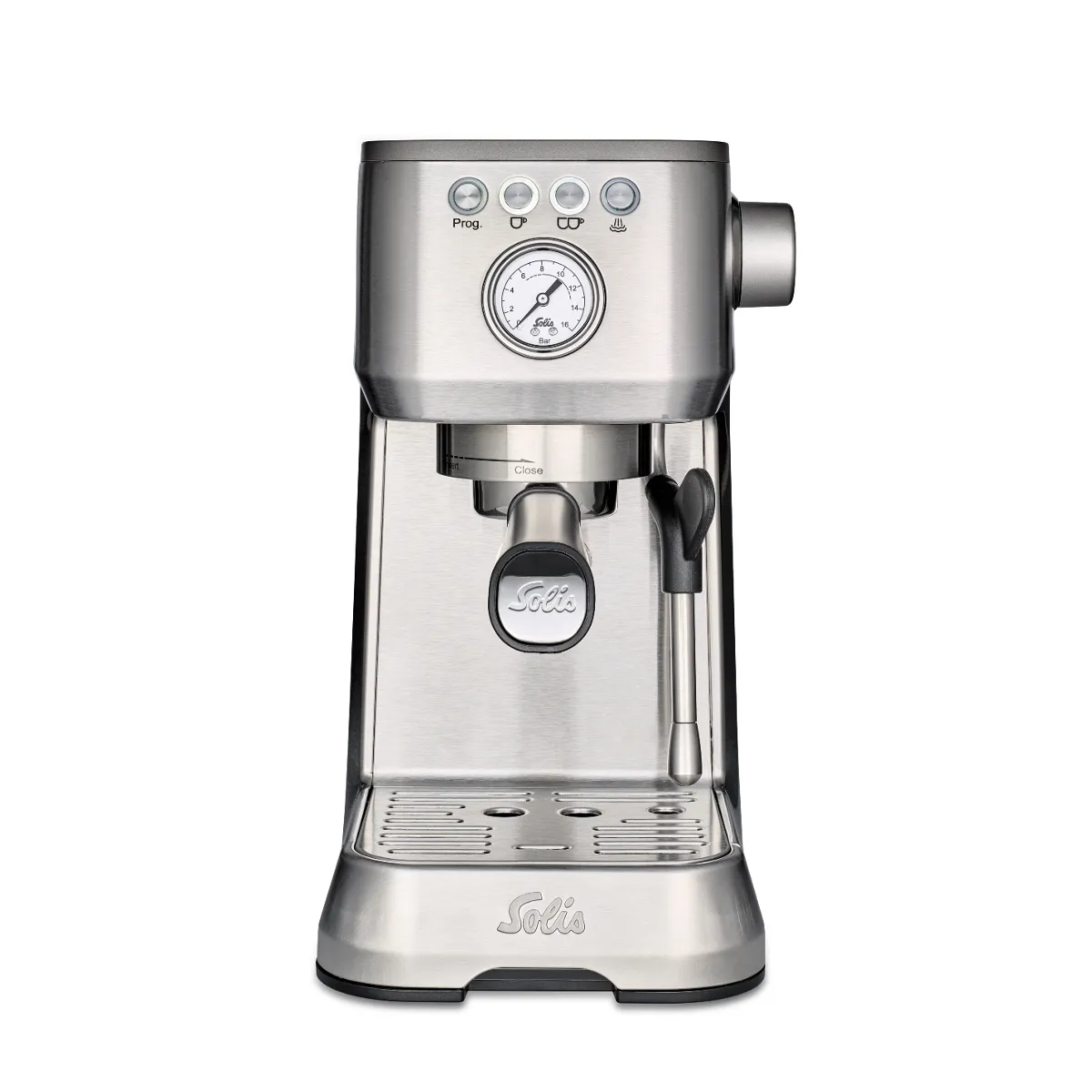 SOLIS Barista Perfetta Plus Espressomaschine (Silber, 1700 Watt