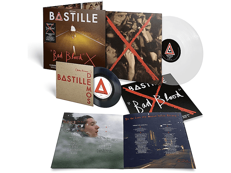 Bastille - Bad Blood X + 7" Vinyl SP (10th Anniversary Edition) (Limited Crystal Clear Vinyl) (Vinyl LP (nagylemez))