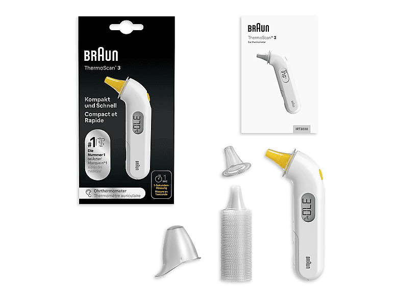 Braun IRT3030 ThermoScan® 3 Ohrthermometer — Foto 4 von 5