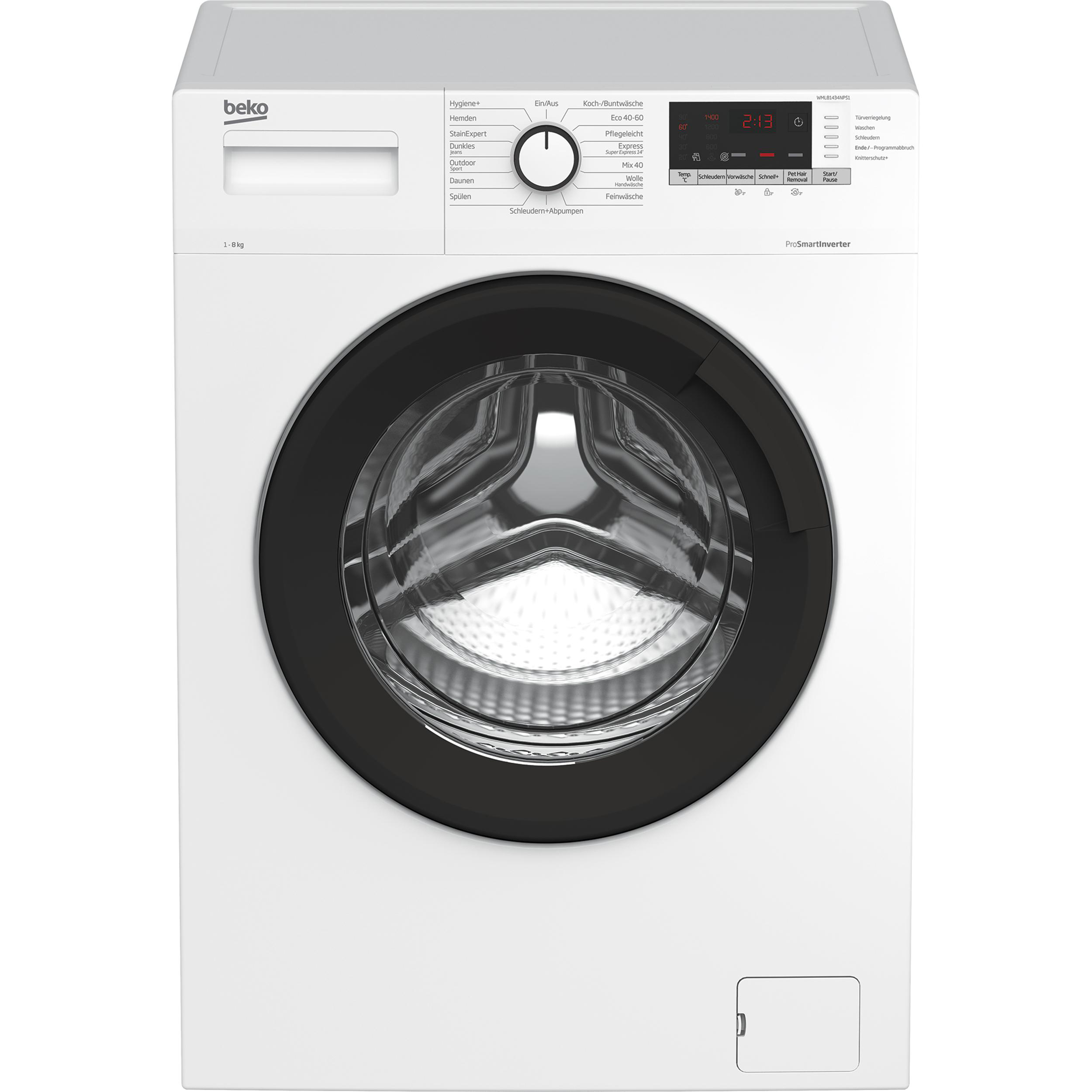 Beko WML81434NPS1 – Frontlader mit Nachlegefunktion