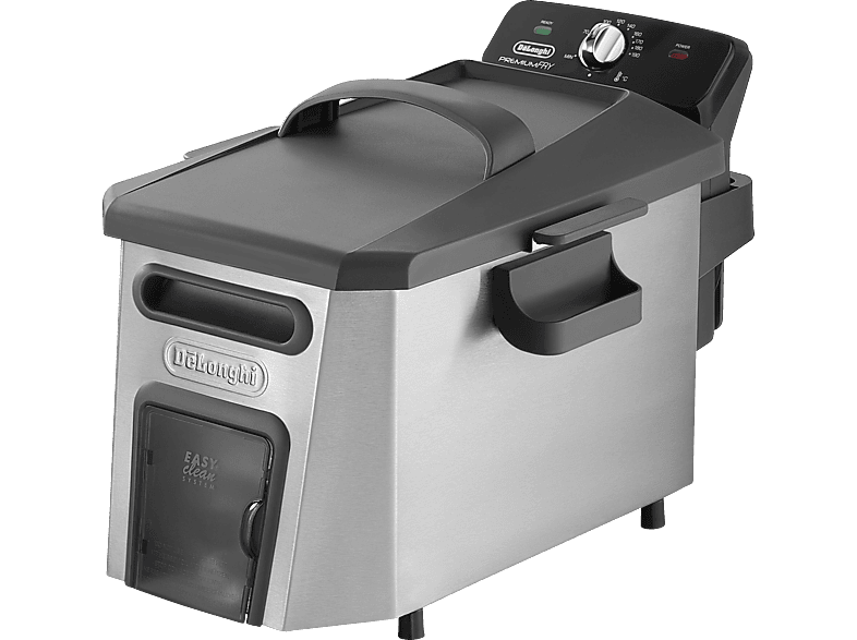DELONGHI PremiumFry F44510.CZ Fritteuse 3200 Watt Edelstahl/Schwarz