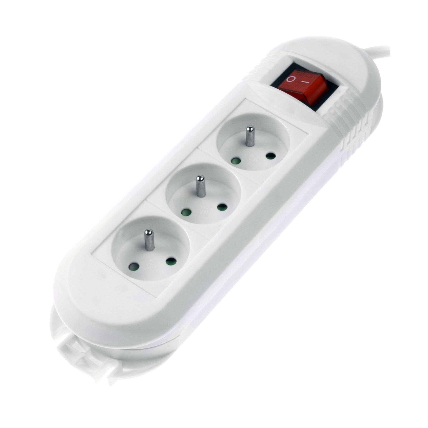 Listwa zasilająca HAMA Comfort 3GN 3m + wyłącznik Biały