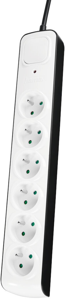 Listwa zasilająca HAMA 44137348 Premium 6gn, 3m