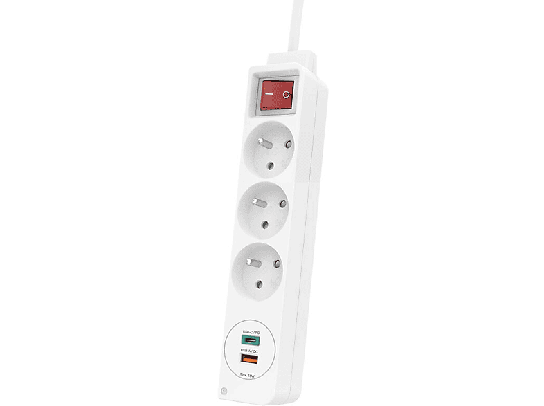 Listwa HAMA 44133757 (1.4 m) Biały – zdjęcie 2