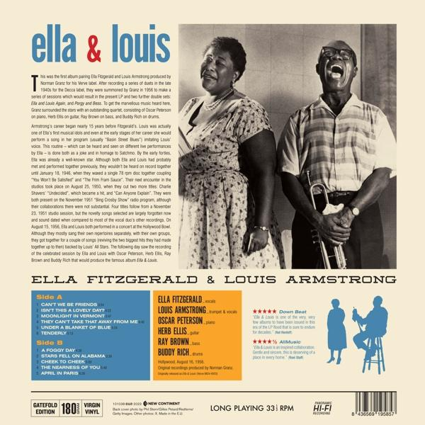Ella Fitzgerald & Louis Armstrong - Ella And Louis (Gatefold/Black Vinyl)  - (Vinyl)