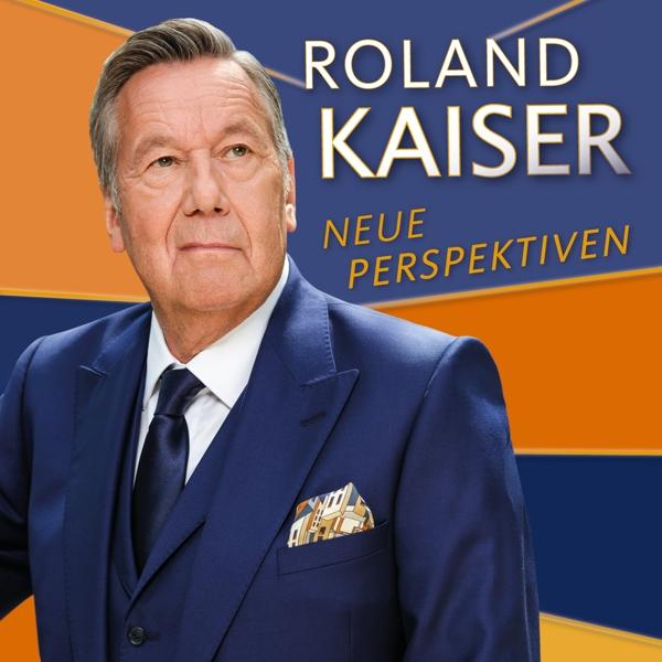 Albumcover mit Roland Kaisers Portrait, in blauem Anzug, und Text.
