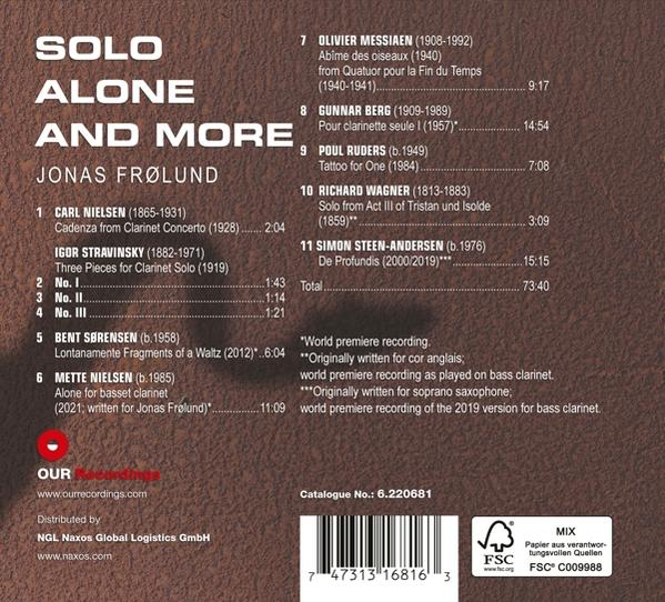 Jonas Frolund - Solo Alone and More  - (CD)