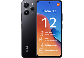 XIAOMI Redmi 12 128 GB Midnight Black Dual SIM 128 Midnight Black Ja ...