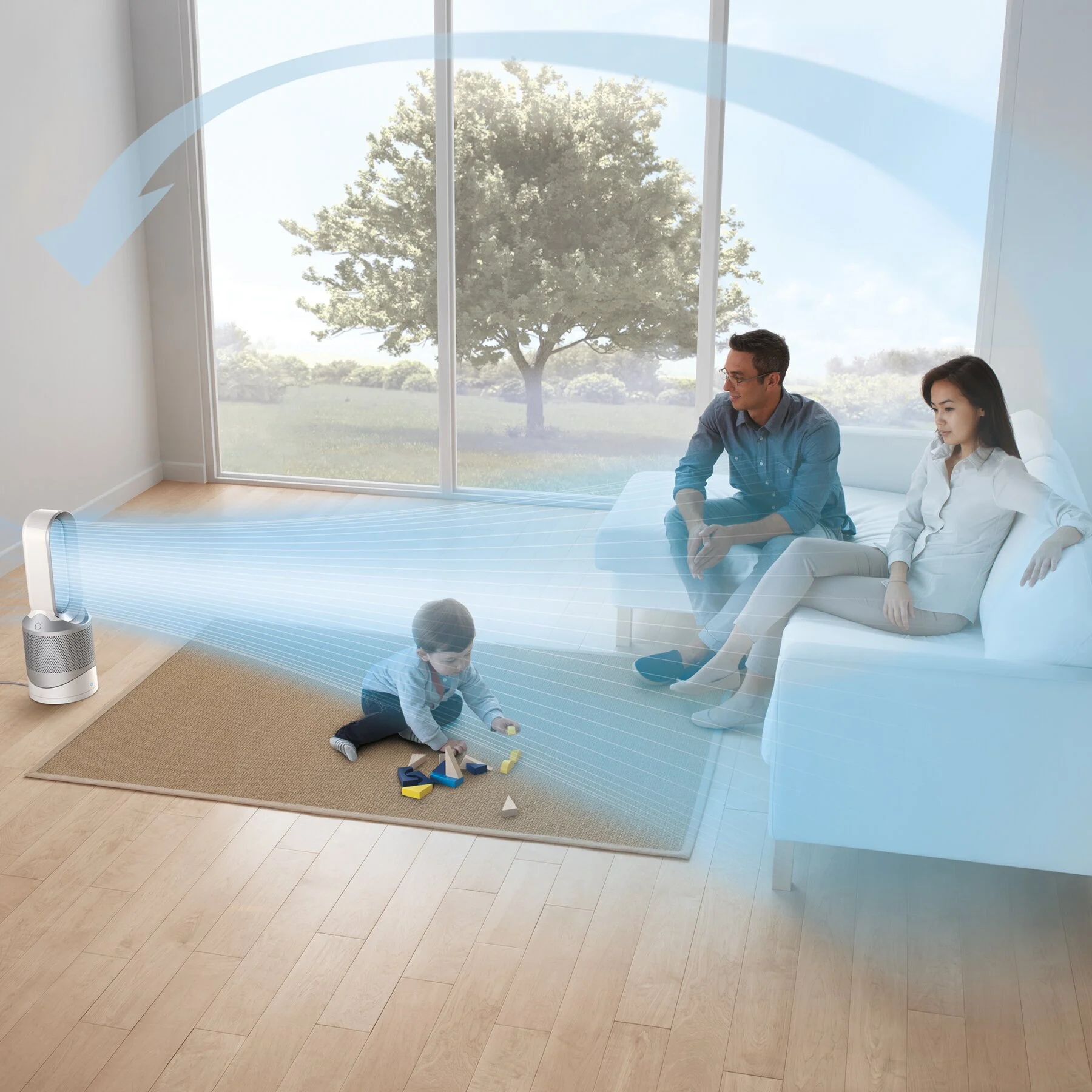 DYSON Luchtreiniger - Verwarmingsventilator Pur Hot Cool (HP00)