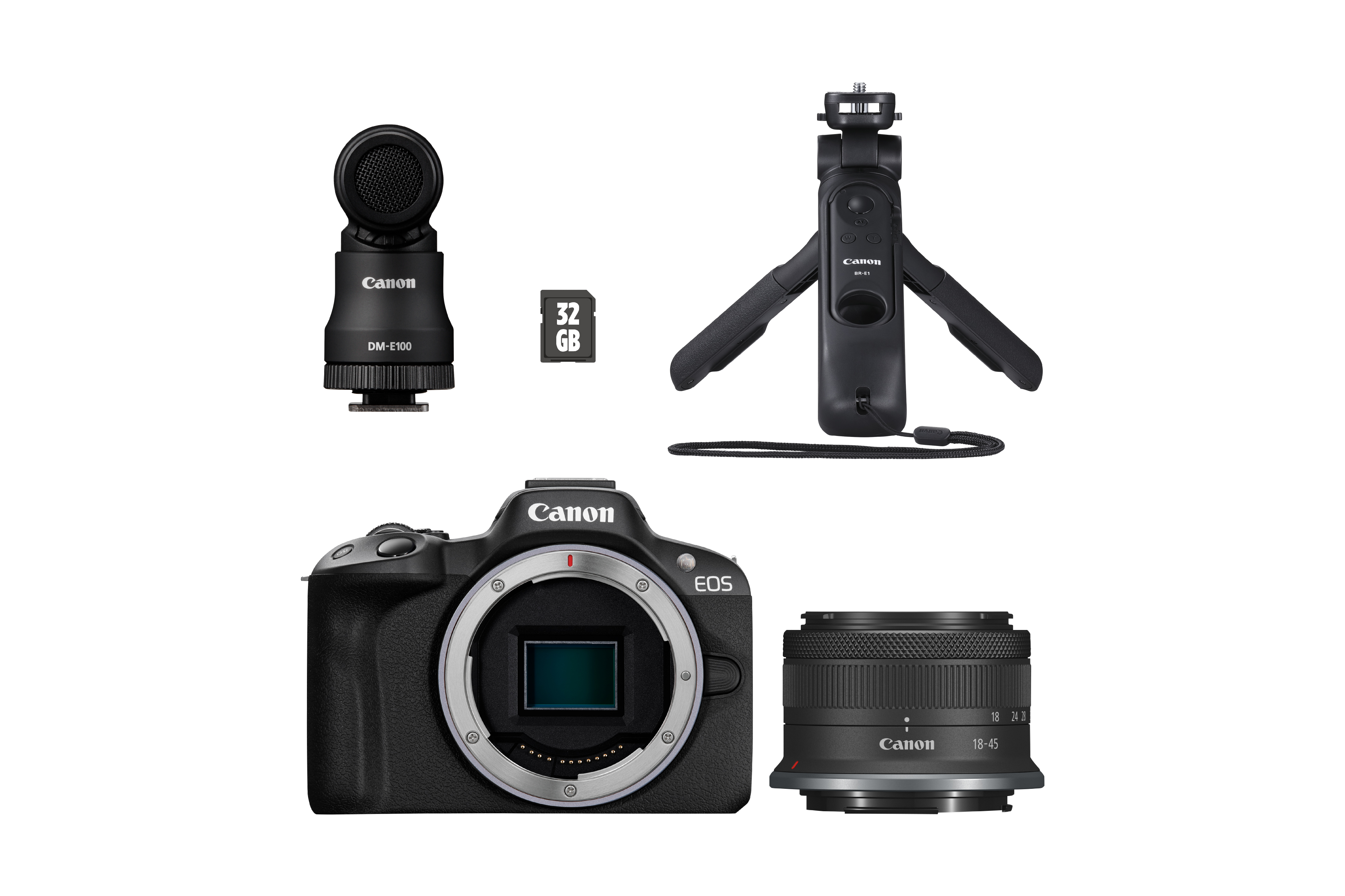 CANON EOS R50 + RF-S 18-45mm IS Creator Kit Fotoğraf Makinesi