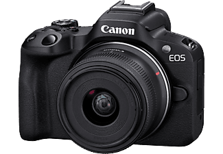 CANON EOS R50 + RF-S 18-45mm IS Creator Kit Fotoğraf Makinesi Siyah