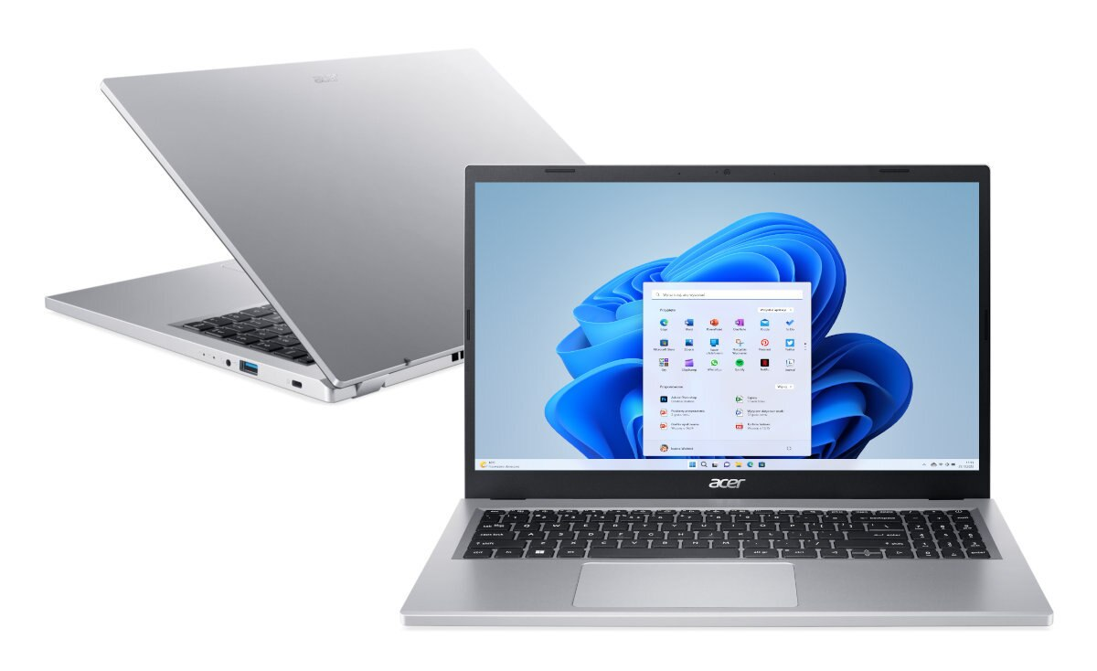 Laptop ACER Aspire 3 A315-24P-R1GN FHD Ryzen 5 7520U/16GB/512GB SSD/INT/Win11H Srebrny
