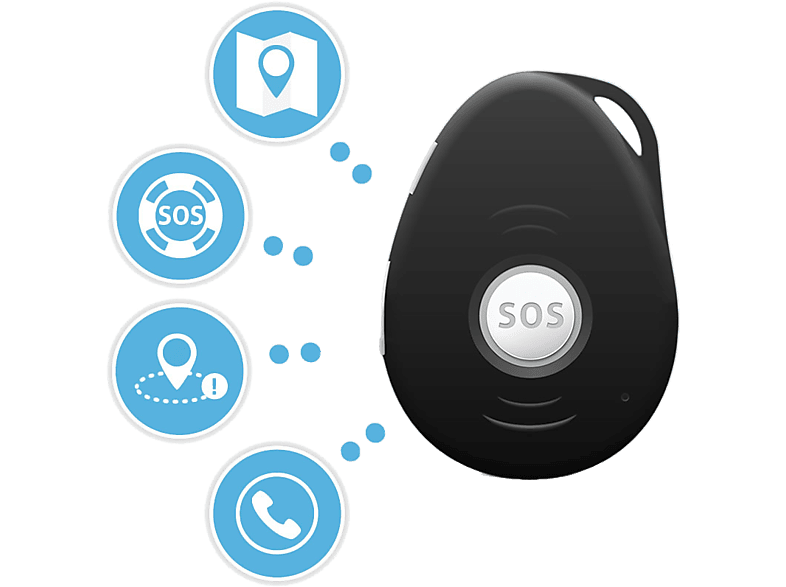 Spotter GPs Tracker Zwart (sp-1501)