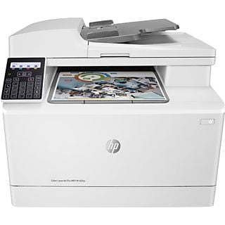Impresora multifunción - HP Color LaserJet Pro M183fw, 16 ppm, 600 x 600 DPI, WiFi, Fax, Blanco