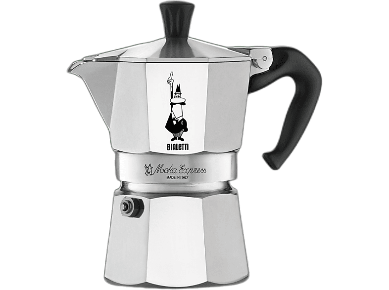 BIALETTI Moka Express 3 Fincan Moka Pot Gri