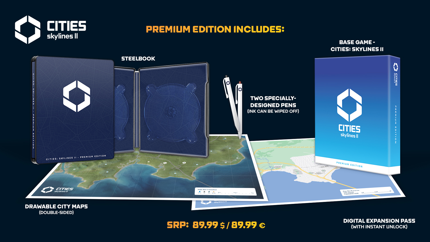 Cities: Skylines II - Premium Edition - PC - Tedesco