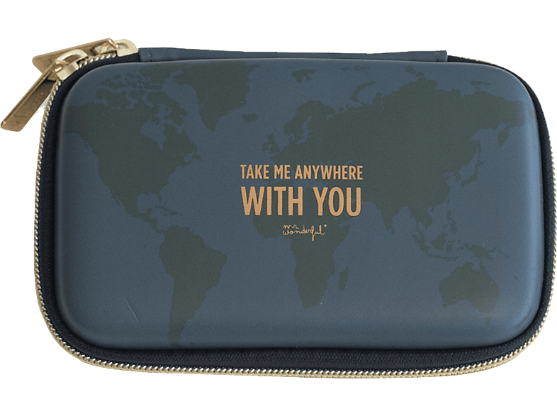 Funda disco duro - Mr. Wonderful ''With you'', Para discos duros 2.5", Impermeable, Multicolor
