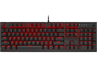 CORSAIR CH-910D029-TR K60 Red Pro Kablolu Klavye Siyah