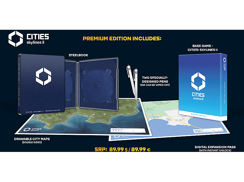 Cities: Skylines II Premium Edition - PlayStation 5 [Blu-ray]