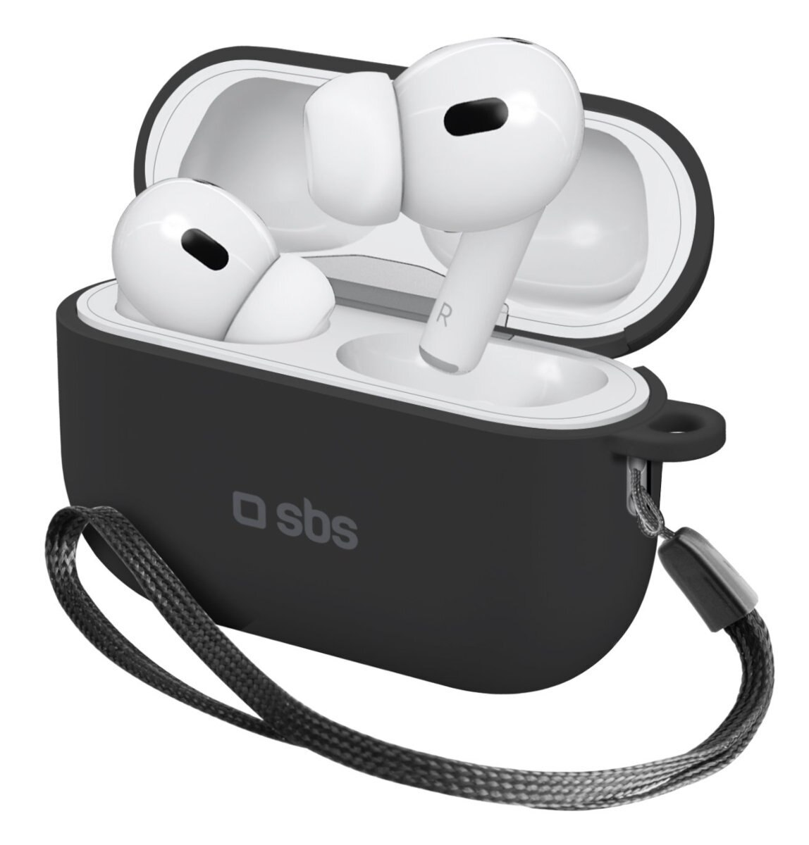 Etui na słuchawki SBS Apple AirPods Pro 2 Czarny TEAPPRO2K