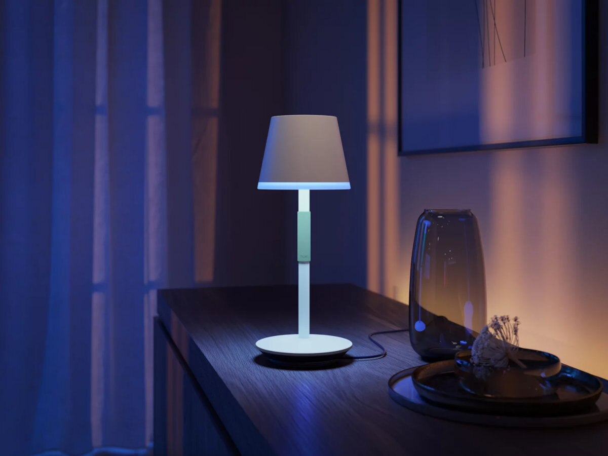 Przenośna lampa stołowa PHILIPS HUE White and color ambiance Go Biały