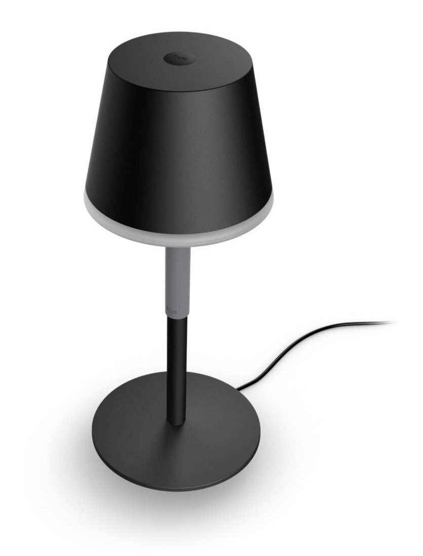 Przenośna lampa stołowa PHILIPS HUE White and color ambiance Go Czarny