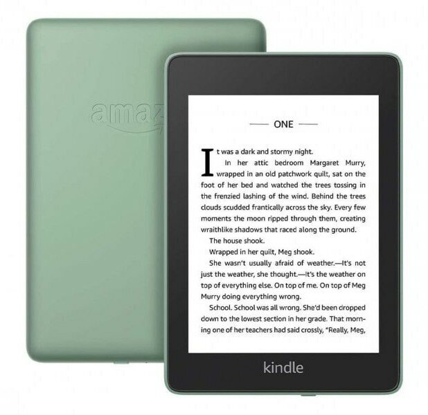 Czytnik E-booków KINDLE Paperwhite 4 8GB IPX8 z reklamami Zielony
