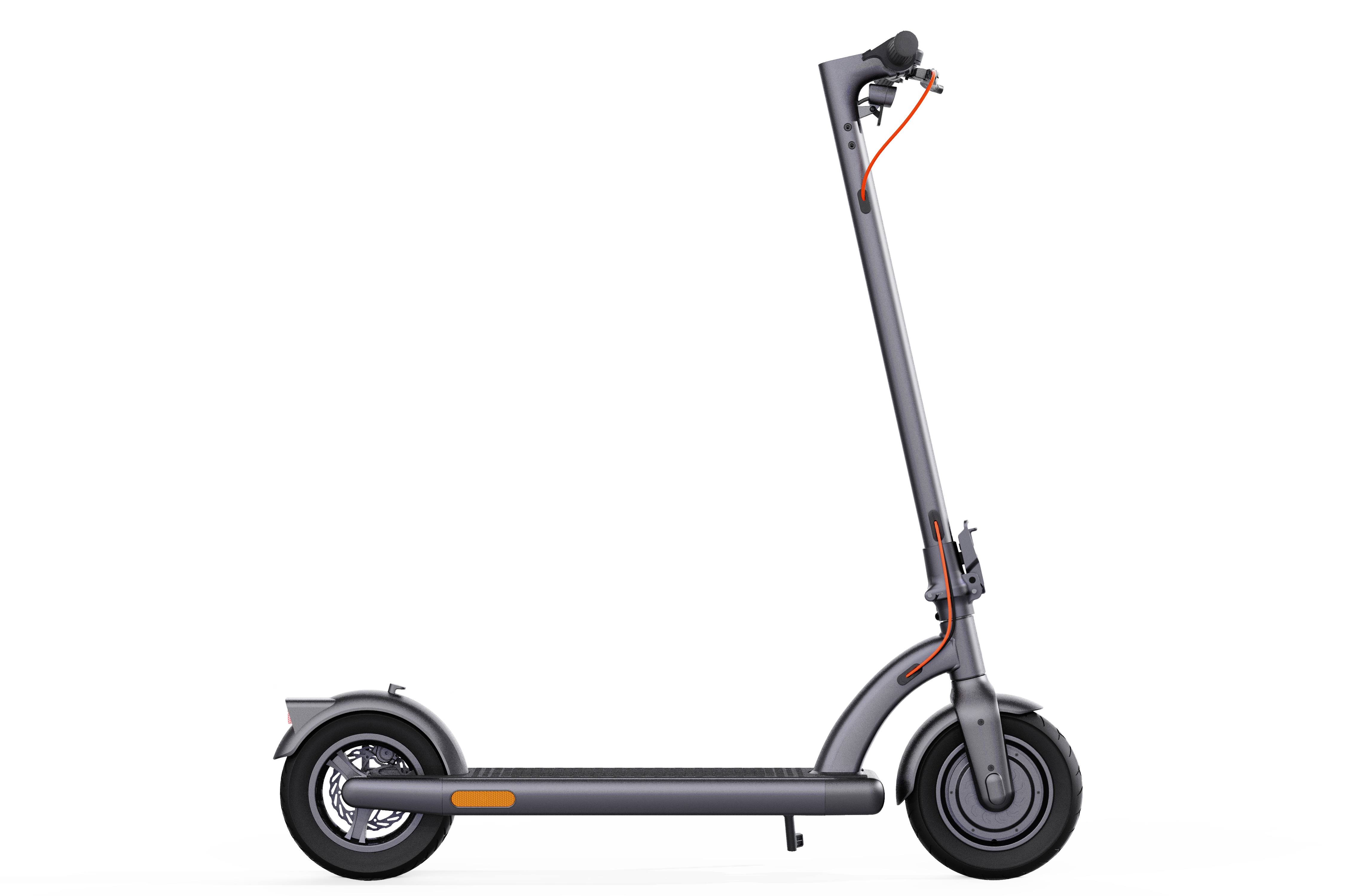 Patinete eléctrico - Navee N20, Ruedas 10 pulgadas, 20KM autonomía, 25km/h, Doble freno, Plegable, App con bluetooth, Negro