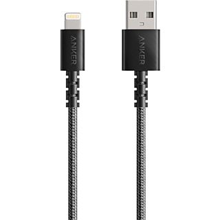 ANKER USB-A naar Lightning kabel PowerLine 90 cm Zwart (A8012H12)