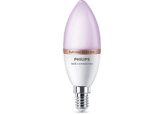 PHILIPS Smart LED WIZ gyertya okos izzó, E14, 4,9W, 470lm, szabályozható fehér (929002448821)