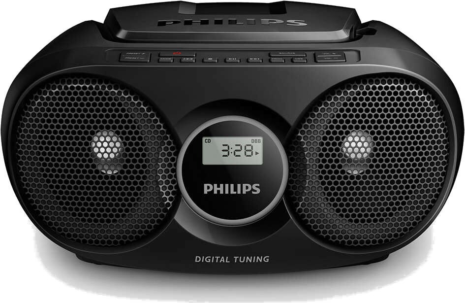 Philips スピーカー ブラック Boombox PHILIPS AZ215B/12 | MediaMarkt