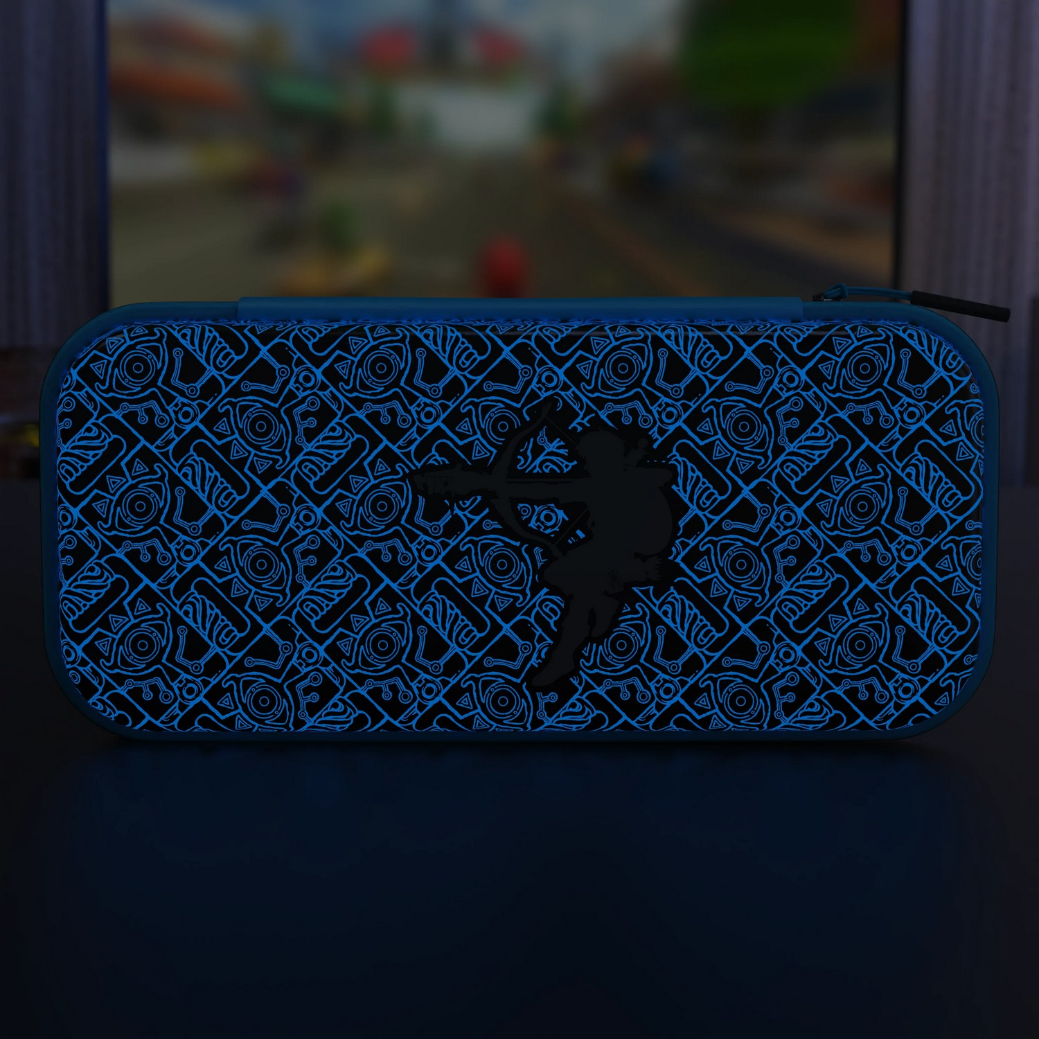 PDP Nintendo Switch Travel Case Glow: Sheikah Shoot (500-218-SKSG)
