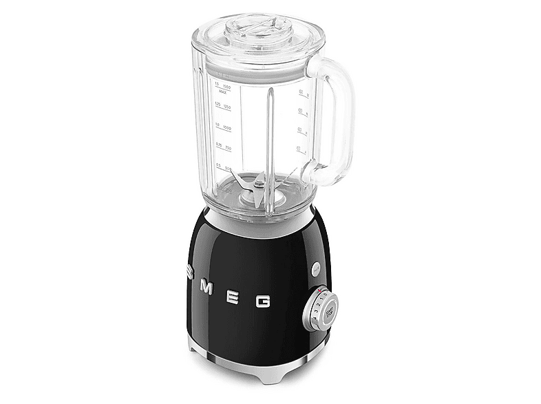 Smeg BLF03BLEU 50's Style Standmixer (Schwarz, 800 Watt, 1.5 l) — Foto 2 von 5