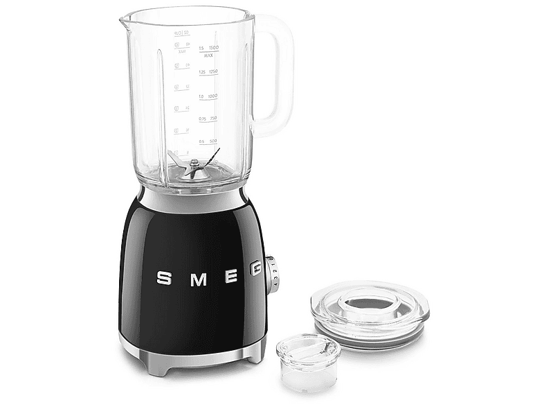 Smeg BLF03BLEU 50's Style Standmixer (Schwarz, 800 Watt, 1.5 l) — Foto 4 von 5