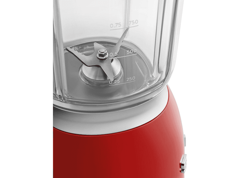 Smeg BLF 03 RDEU 50's Style Standmixer (Rot, 800 Watt, 1.5 l) — Foto 5 von 5