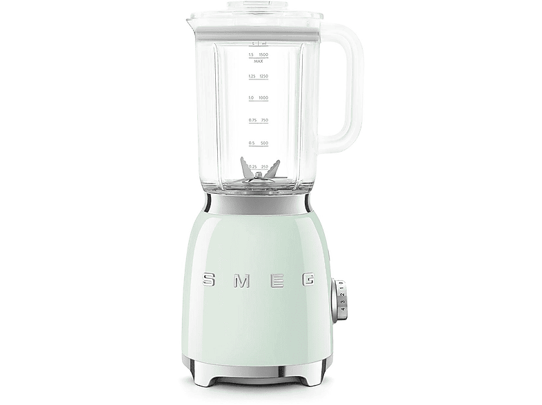 Smeg BLF 03 PGEU 50's Style Standmixer (Pastellgrün, 800 Watt, 1.5 l)